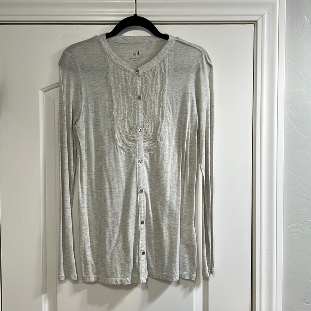J-Jill Rib Snit Shirt- Good Condition
